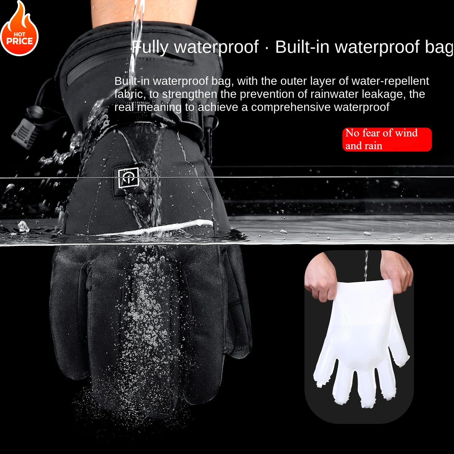 Winter Smart Heated Cycling Gloves